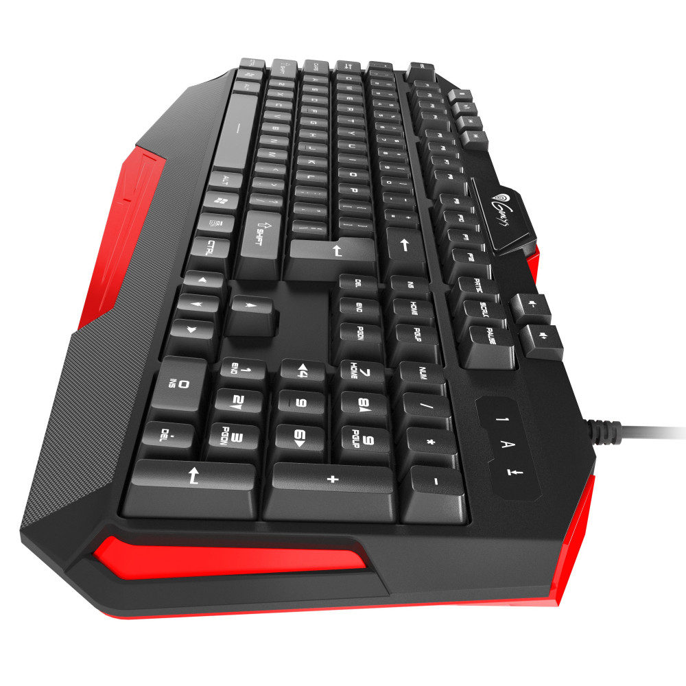 Clavier Gaming Genesis Rhod 220 / Noir & Rouge