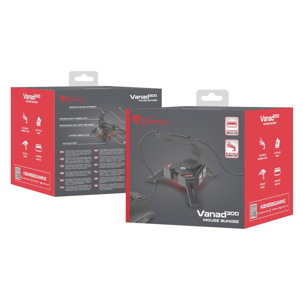 Hub Genesis Vanad 300 + Bungee pour souris