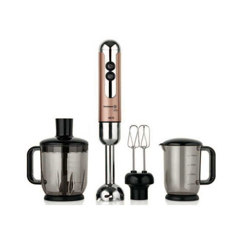 Mixeur Plongeant 3en1 Korkmaz A447-09 / 850 W / Gold