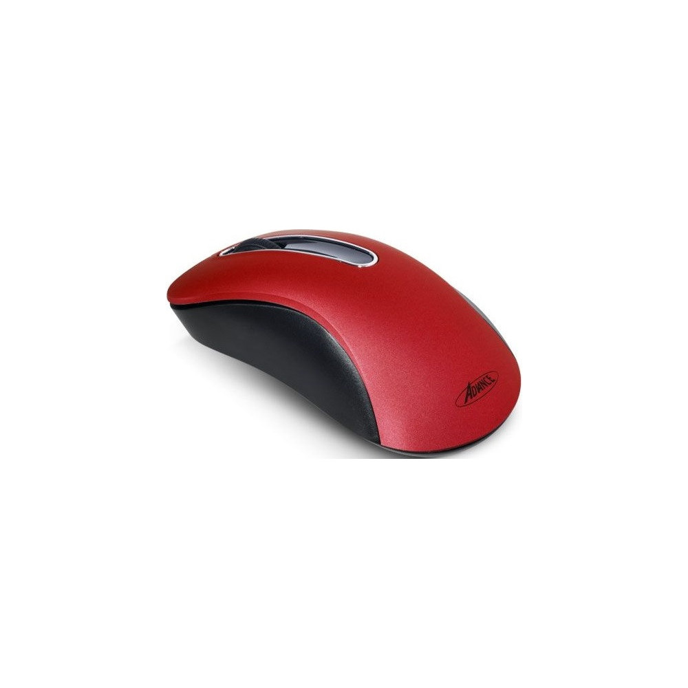 Souris Optique Sans Fil ADVANCE 3D / Rouge