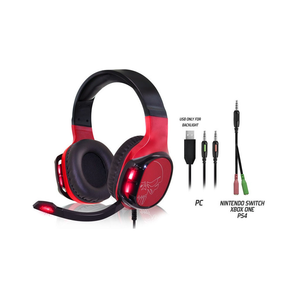 Micro Casque Gamer SPIRIT OF GAMER ELITE H60 / Rouge