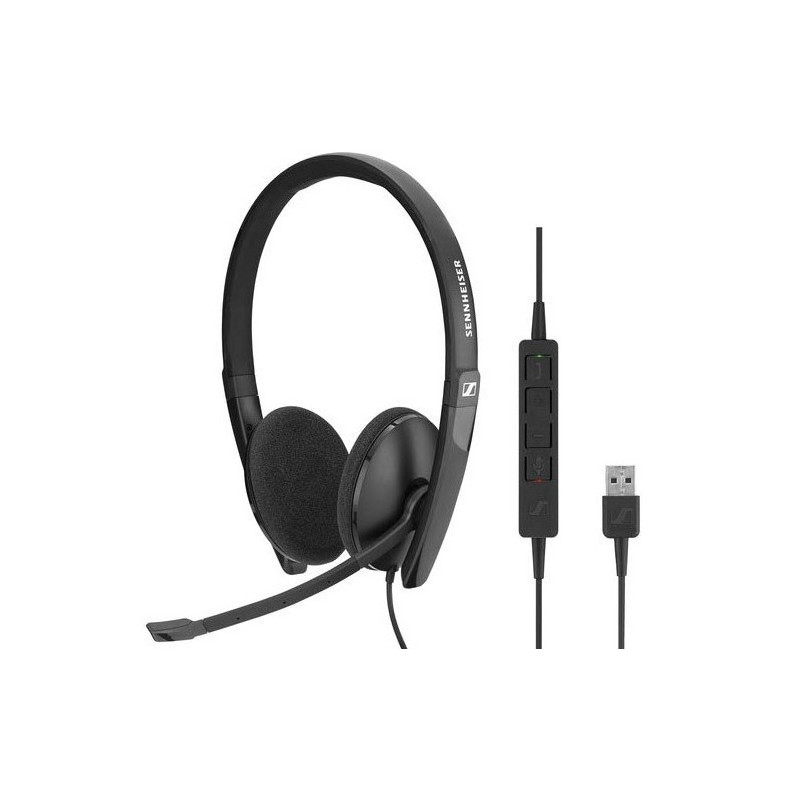 Micro casque bureaux Sennheiser SC 160 USB / Noir