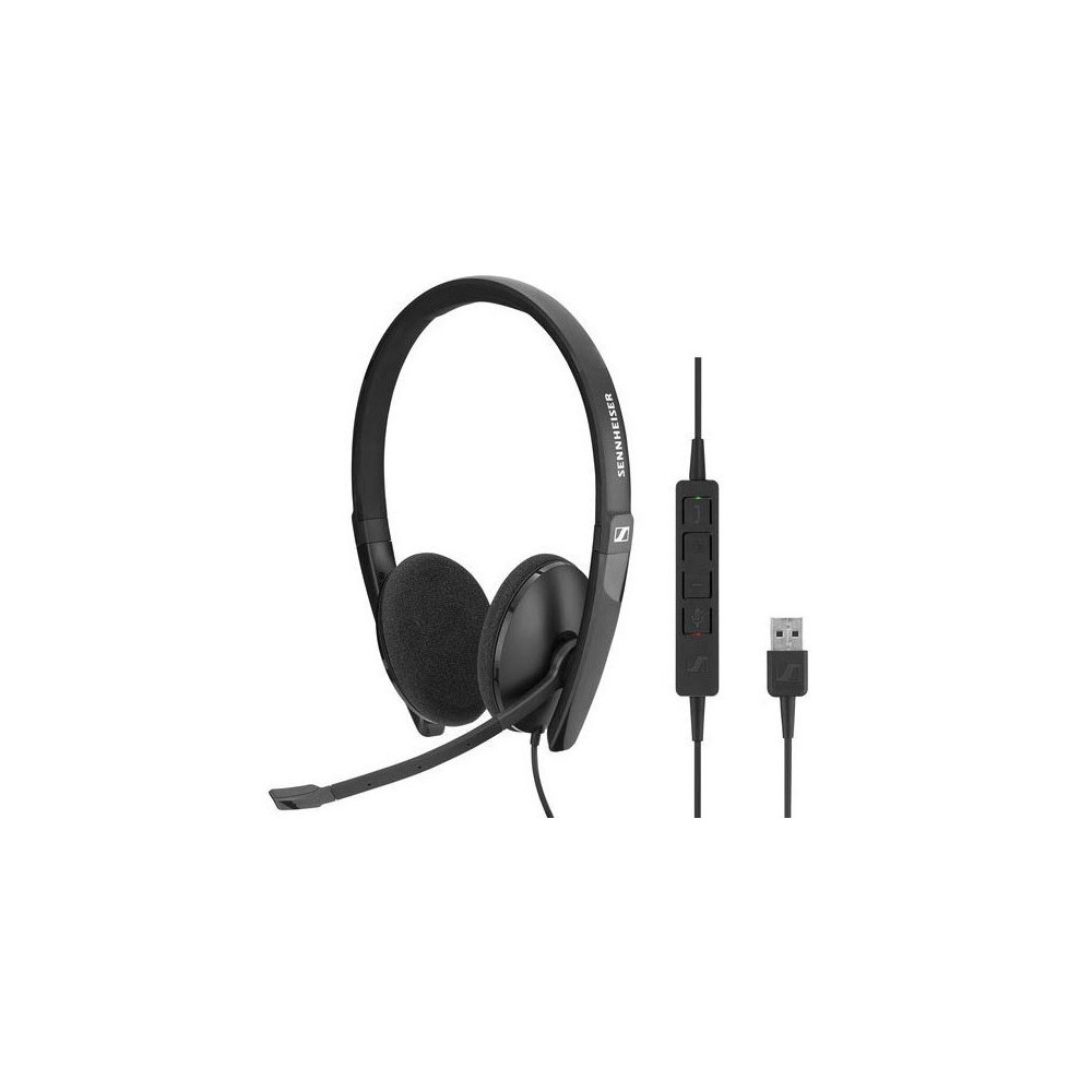 Micro casque bureaux Sennheiser SC 160 USB / Noir
