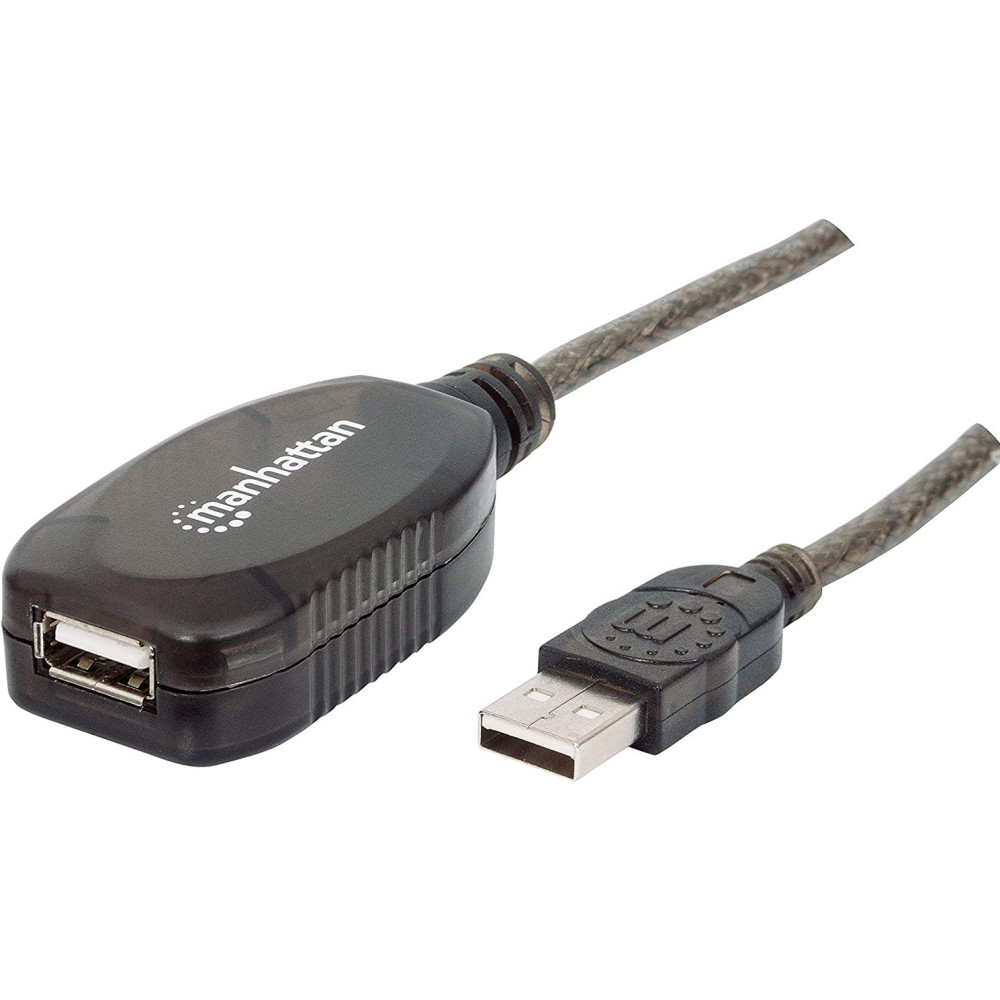 Rallonge USB 2.0 A-A 20m  M/F / Noir