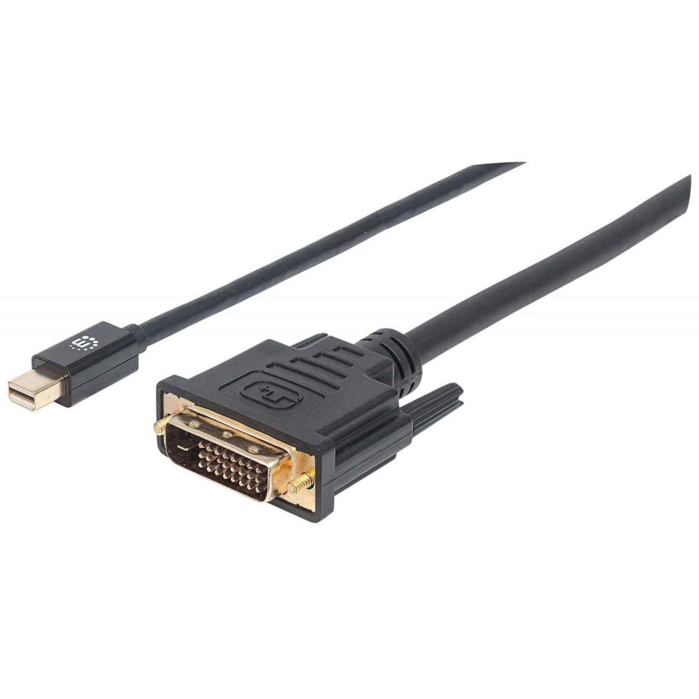 Mini DisplayPort 1.2a to DVI Cable /Noir