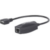 USB Cable 1.1 Extension 60m Via Patch Câble RJ45