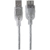 Rallonge USB 2.0 A-A 3M / Transparent