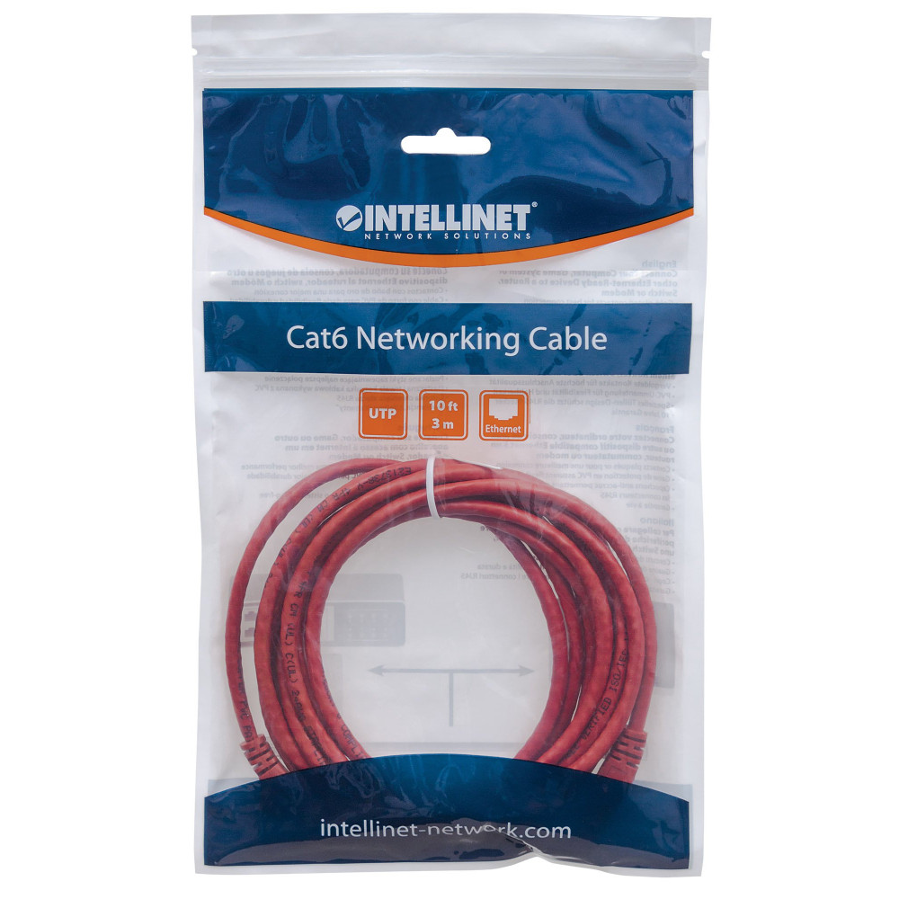 Cordon réseau Cat5e, UTP /Rouge