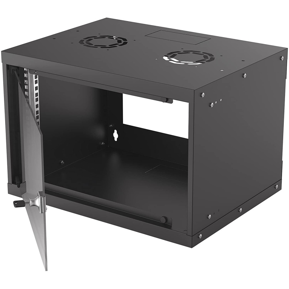 Coffret 6U 540 (L) x 400 (P) /Noir