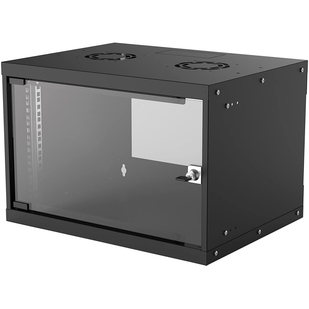 Coffret 6U 540 (L) x 400 (P) /Noir