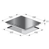 Table de Cuisson Encastrable Focus F.404B / 60 cm / Vitro Noir