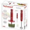 Mixeur Plongeant 3 en 1 Techwood TMS-9605 /Rouge
