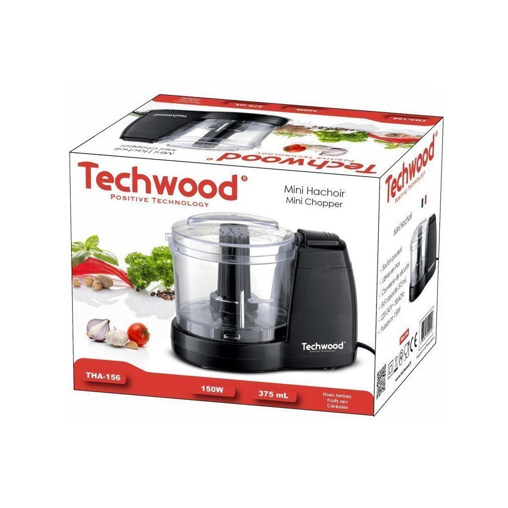 Mini Hachoir Techwood THA-156 / Noir