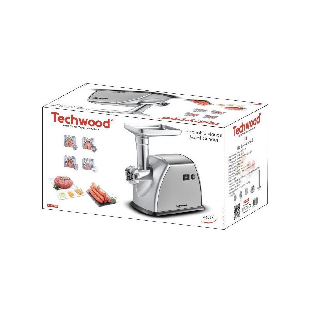 Hachoir à Viande Techwood THV-1400I / Inox