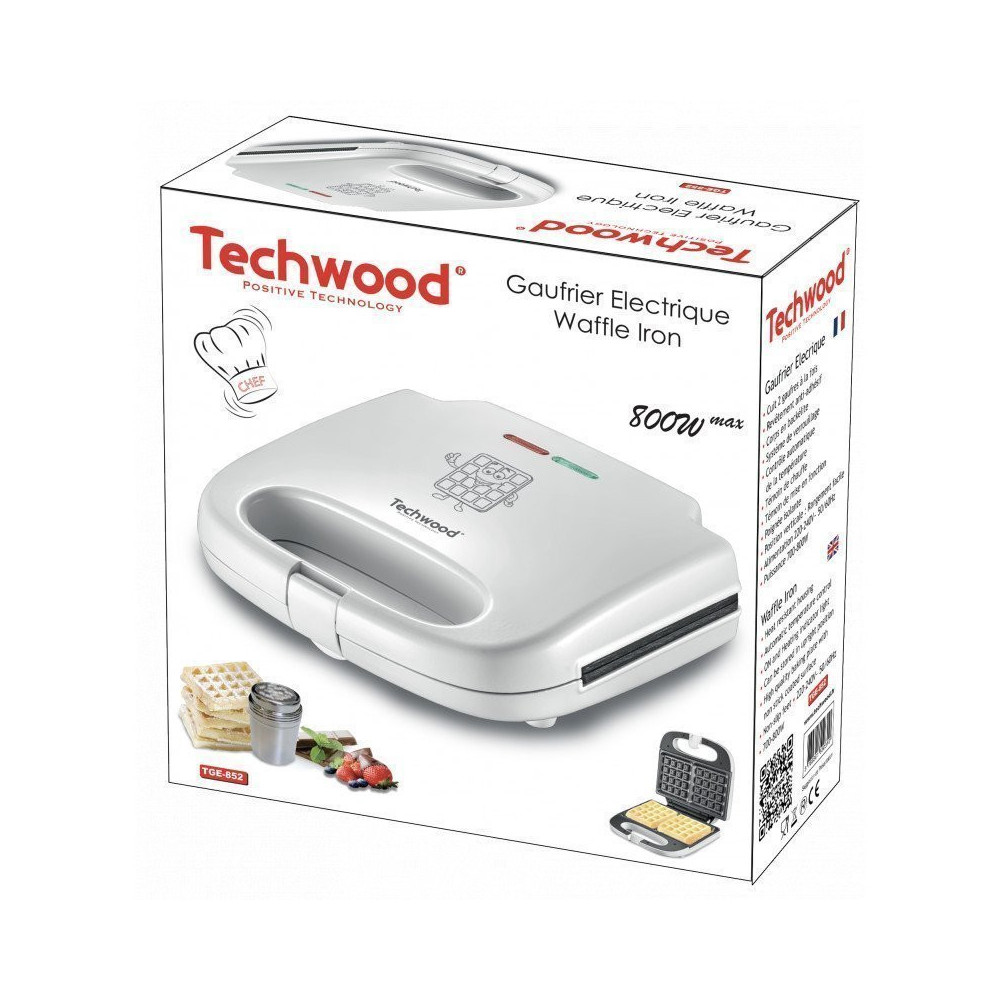 Gaufrier Electrique Techwood TGE-852 /800w
