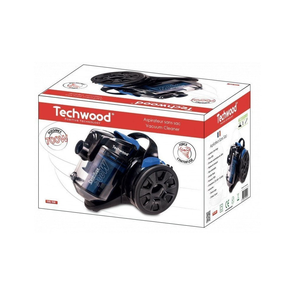Aspirateur sans Sac Techwood TAS-108 /Bleu
