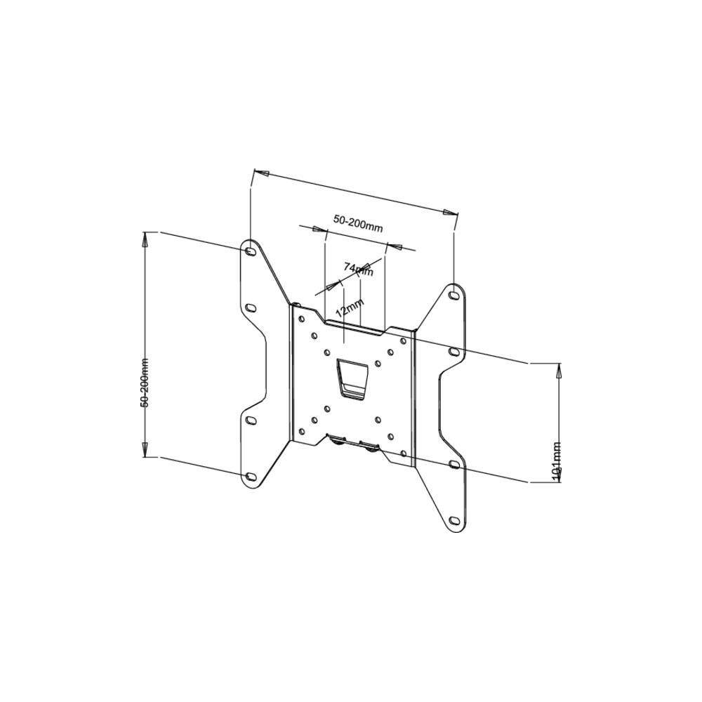 Support Mural Ultra MinceUniversel Pour TV 23"-42"