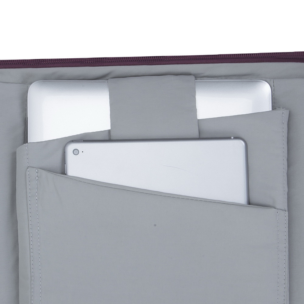Sacoche pour ordinateurs portables Macbook Pro et Ultrabook Rivacase 7991 / 13.3" / Gris
