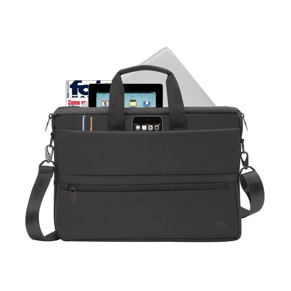 Sacoche pour ordinateurs portables Rivacase 8630 / 15.6" / Gris Foncé