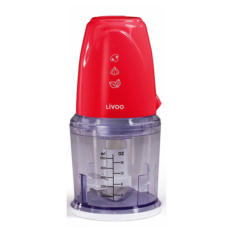 HACHOIR ÉLECTRIQUE MULTIFONCTION LIVOO / 260 W / ROUGE