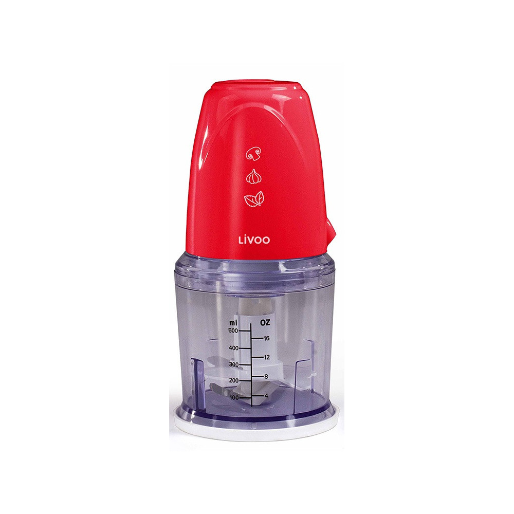 HACHOIR ÉLECTRIQUE MULTIFONCTION LIVOO / 260 W / ROUGE