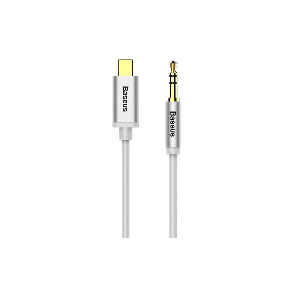 Câble Audio Baseus M01 Yiven Vers USB Type C / 1.2m / Blanc