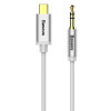 Câble Audio Baseus M01 Yiven Vers USB Type C / 1.2m / Blanc