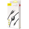 Câble USB baseus Big Eye Vers Lightning / affichage numérique / 2A / 1m / noir