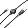Câble USB baseus Big Eye Vers Lightning / affichage numérique / 2A / 1m / noir