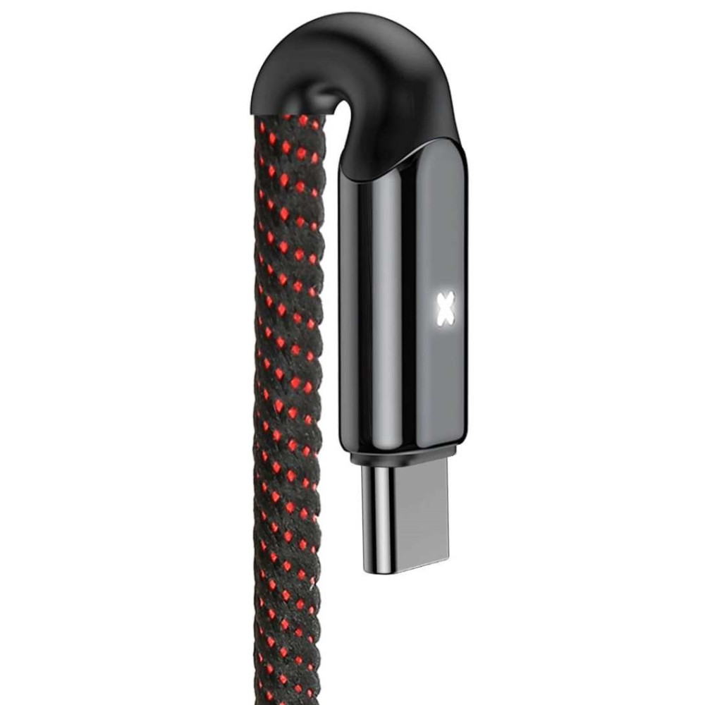Câble USB Baseus X-Type Vers Type C / 1M / 3A / Noir