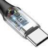 Câble USB Baseus X-Type Vers Type C / 1M / 3A / Noir