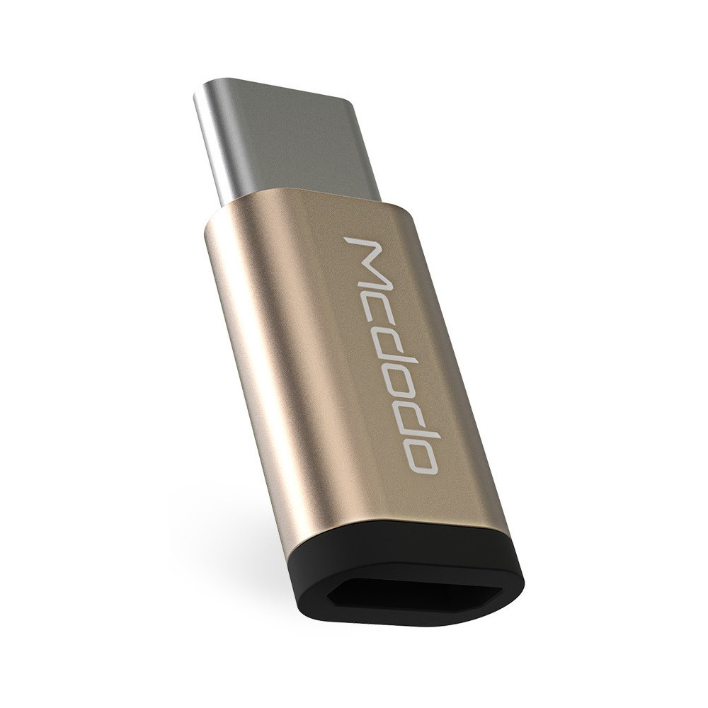 Adaptateur MCdodo micro-USB vers USB type-C / Gold