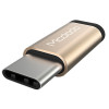 Adaptateur MCdodo micro-USB vers USB type-C / Gold