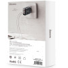 Chargeur mural Baseus Mirror Lake avec écran 3 Ports USB / 3.4A / Noir