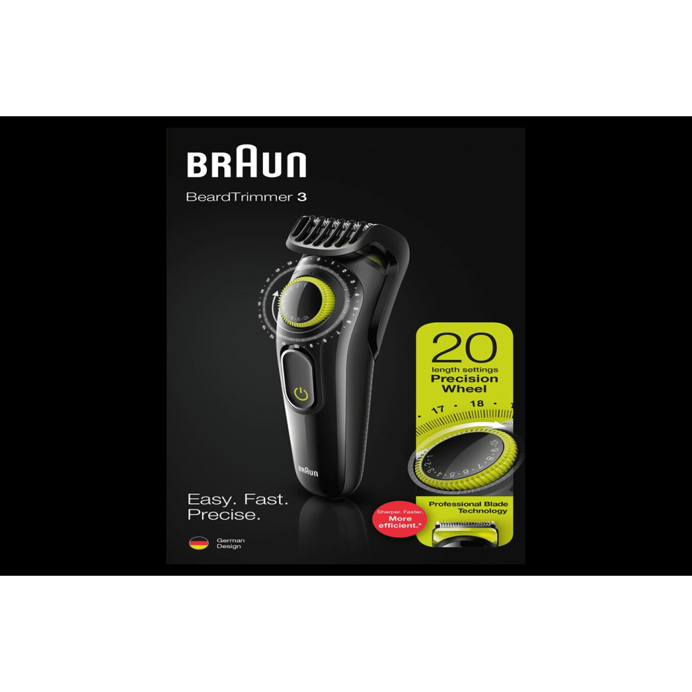 Tondeuse à barbe Braun BT3221 / Noir