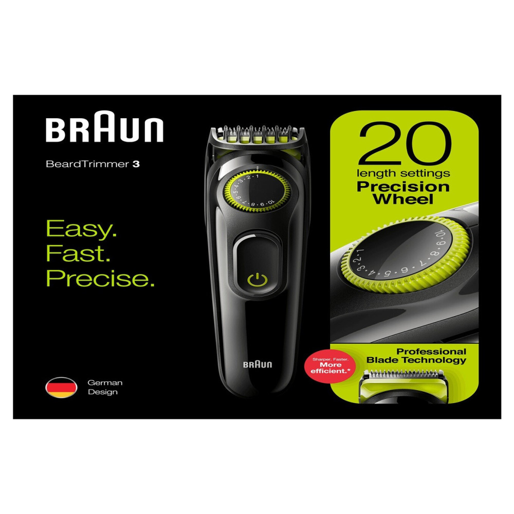 Tondeuse à barbe Braun BT3221 / Noir