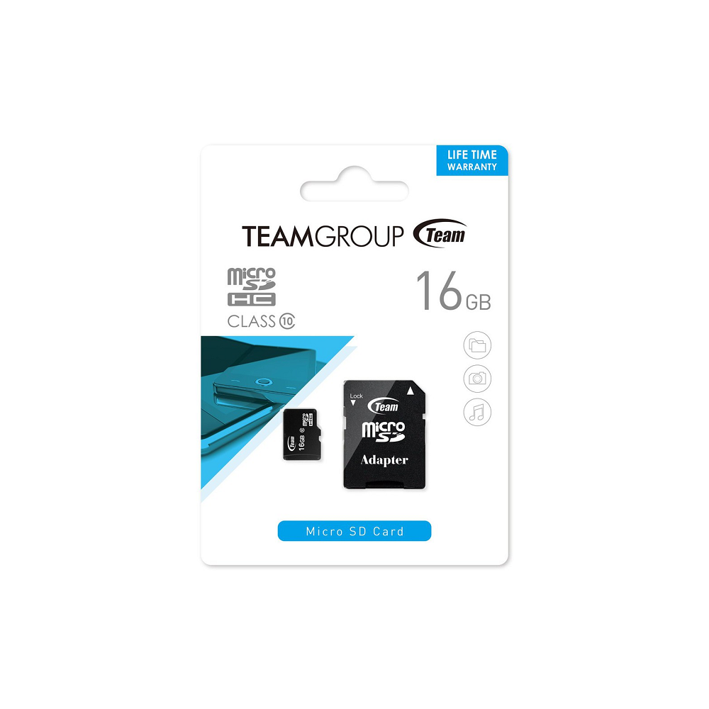 CARTE MÉMOIRE TEAMGROUP MICRO SD 16 GO CLASS10