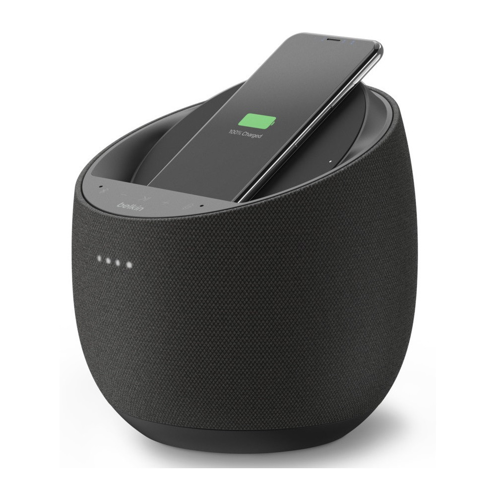 Enceinte Hi-Fi connectée SOUNDFORM™ ELITE avec chargeur à induction intégré / Noir