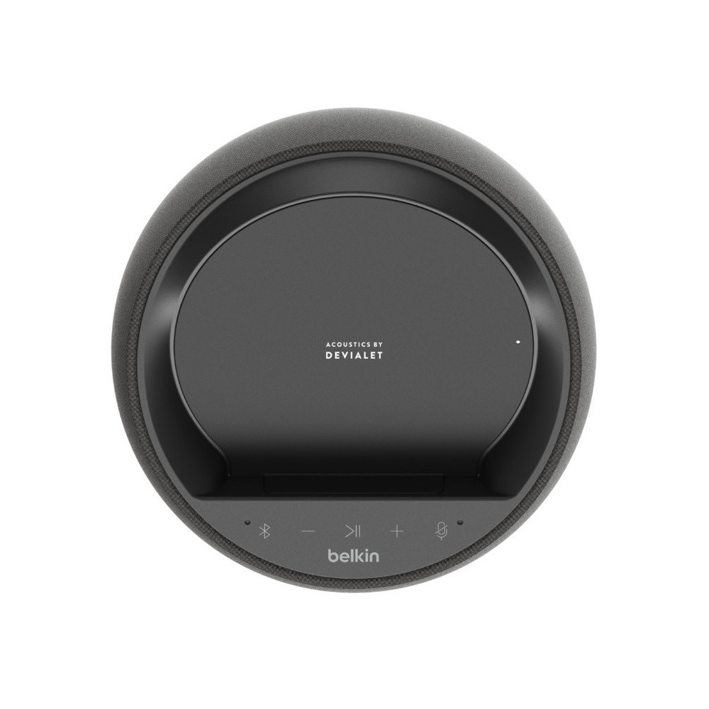 Enceinte Hi-Fi connectée SOUNDFORM™ ELITE avec chargeur à induction intégré / Noir