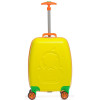 Valise à roulettes pour enfants Wexta / Jaune Neon