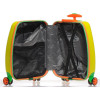 Valise à roulettes pour enfants Wexta / Jaune Neon