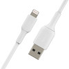 Câble Belkin Boost Charge Lightning vers USB-A / 3 m / Blanc