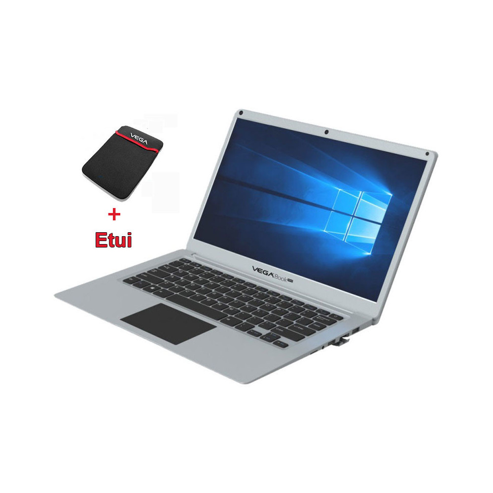 Pc portable Vegabook Plus 14 / Quad Core / 4 Go / Silver + Antivirus Bitdefender