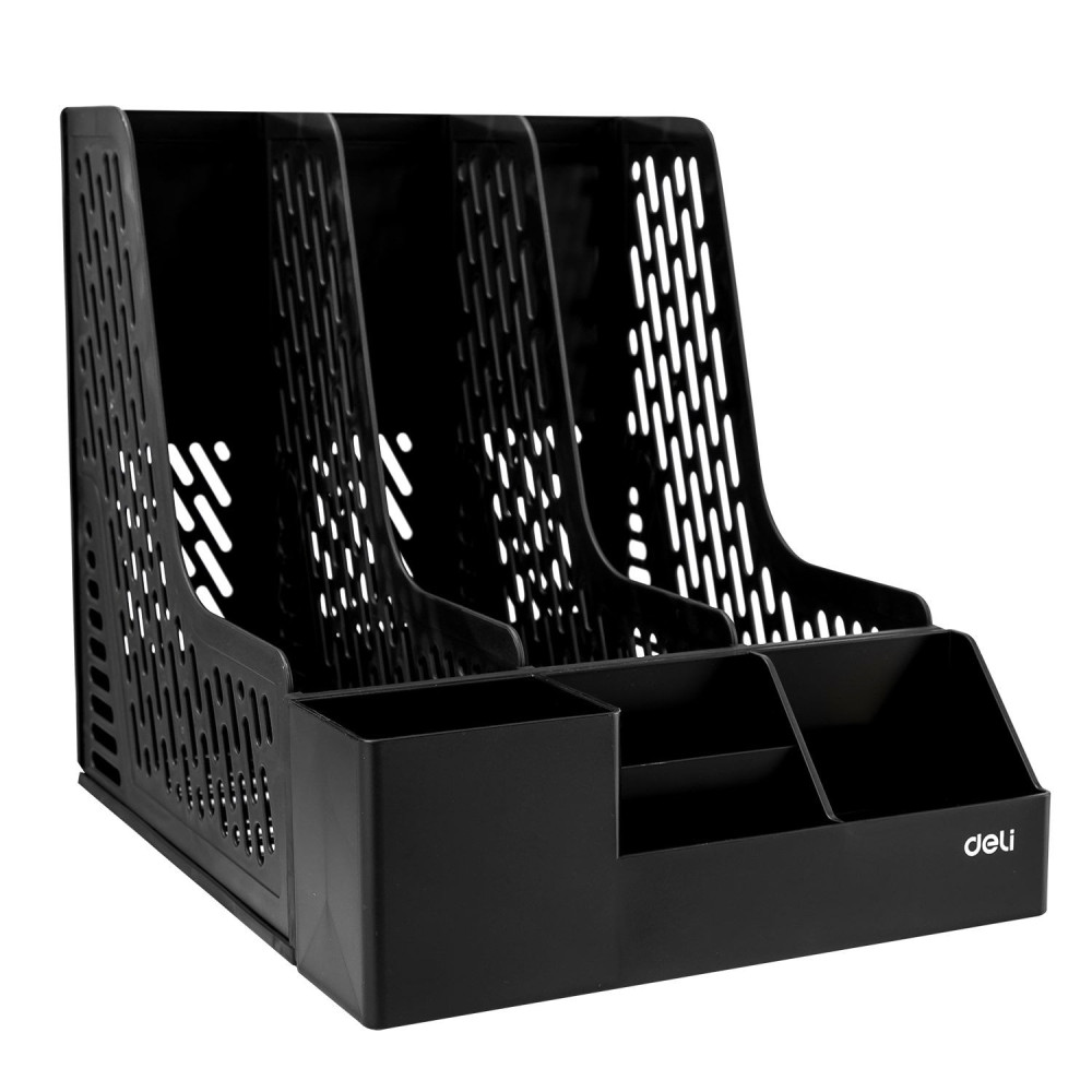 Organisateur de bureau Multifonction 3 compartiments + Porte Revues Deli EZ00122