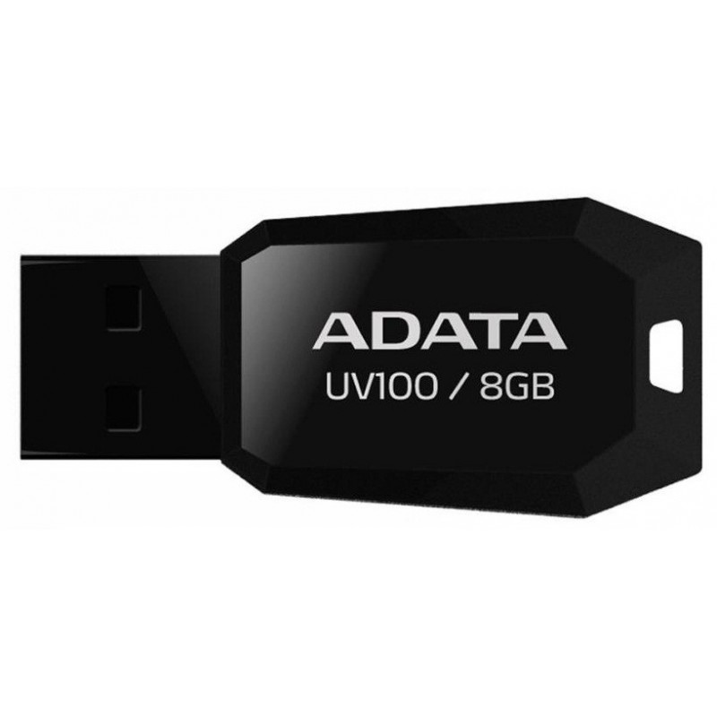 Clé USB Adata UV100 / 8Go Noir