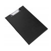 Porte Bloc Double A4 Rigide en Cuir / Noir