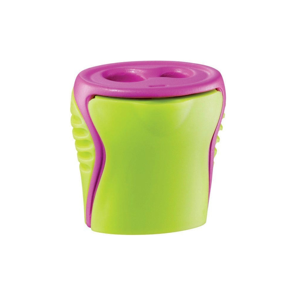 Taille Crayon Simple Double Trou / Vert