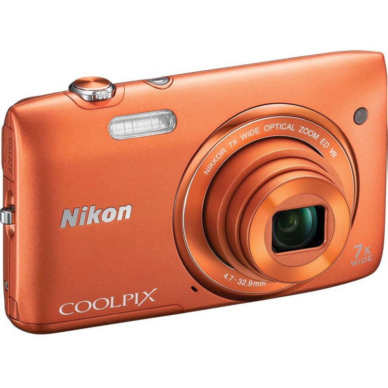 Appareil Photo Nikon Coolpix S3500 Orangé