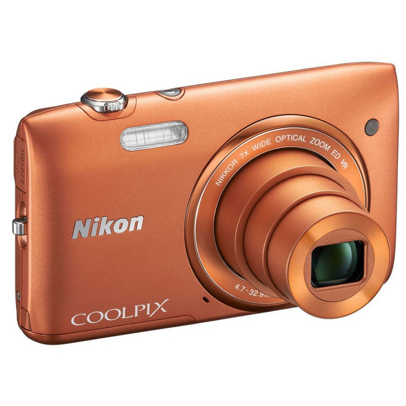 Appareil Photo Nikon Coolpix S3500 Orangé