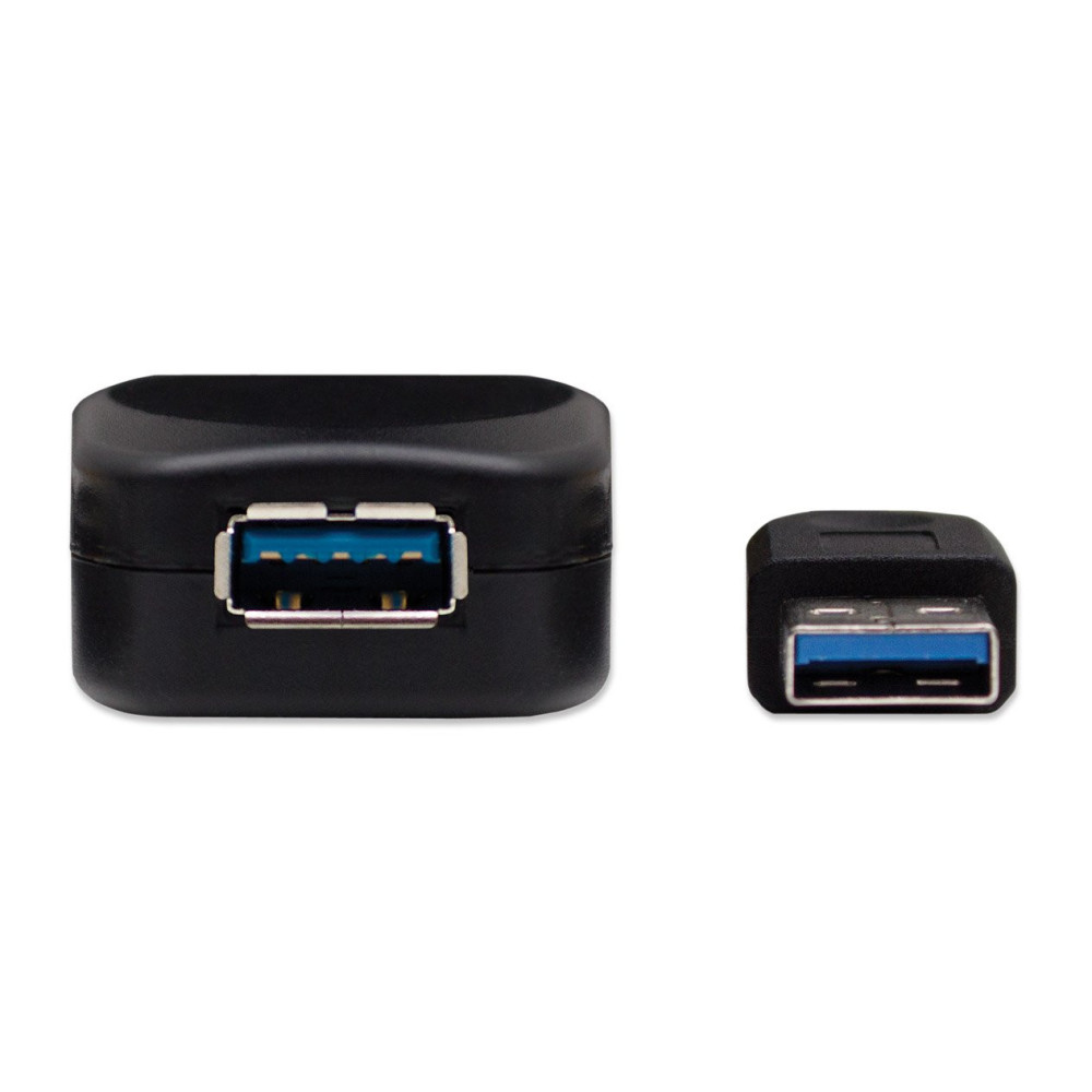 Rallonge Manhattan USB 3.0 A-A / 5M / Noir